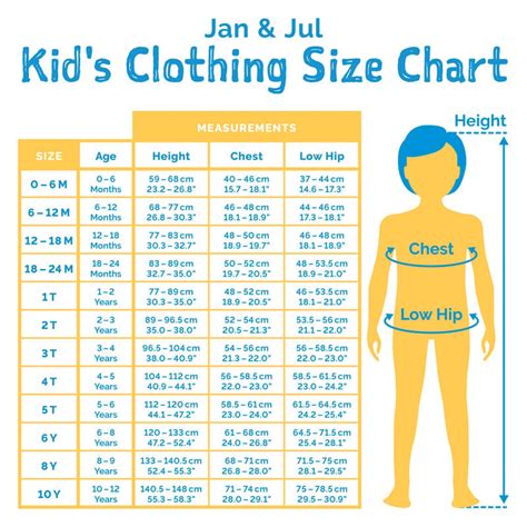 Kids Size Guide .